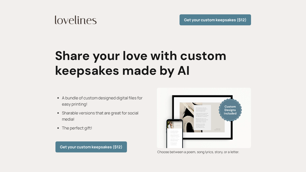 lovelines.xyz screenshot