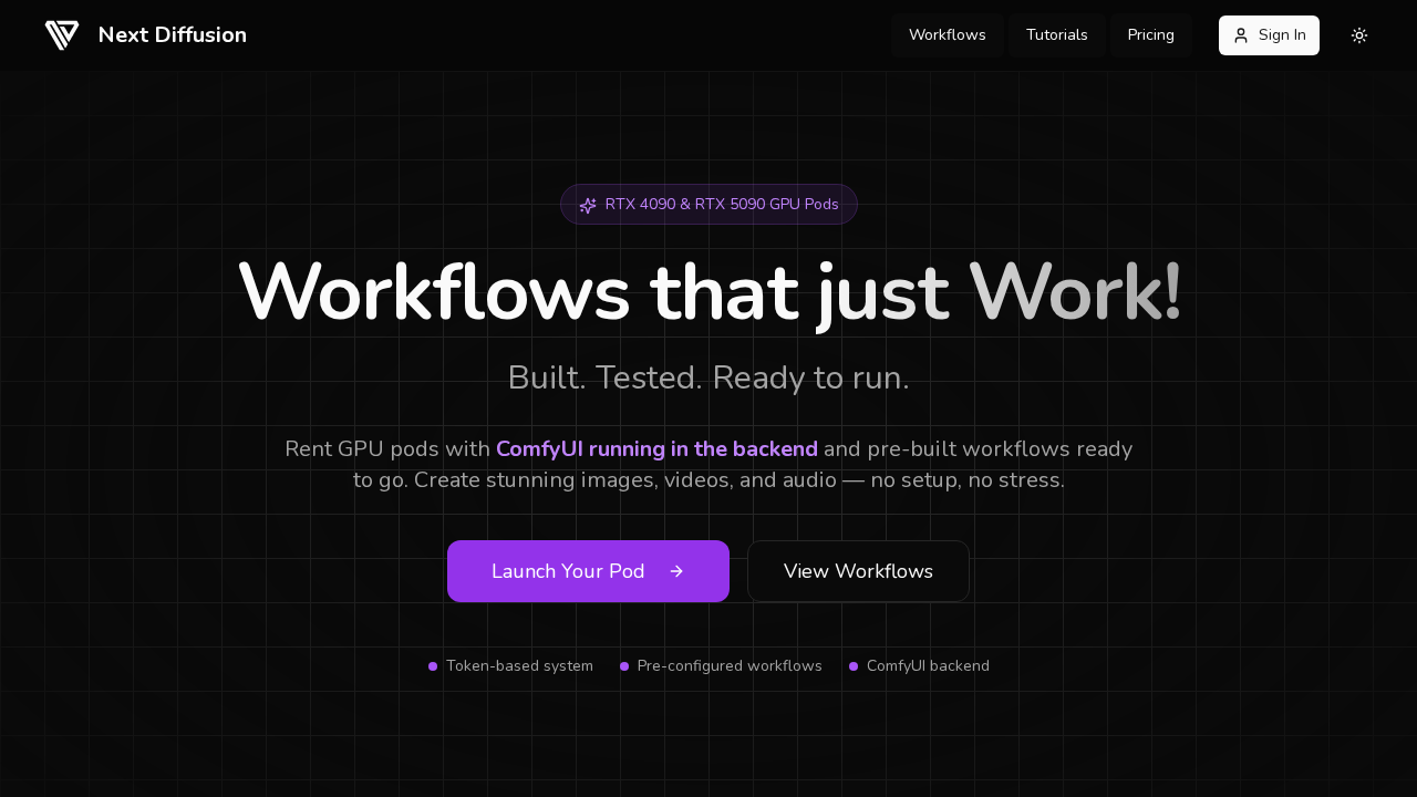 nextdiffusion.ai screenshot