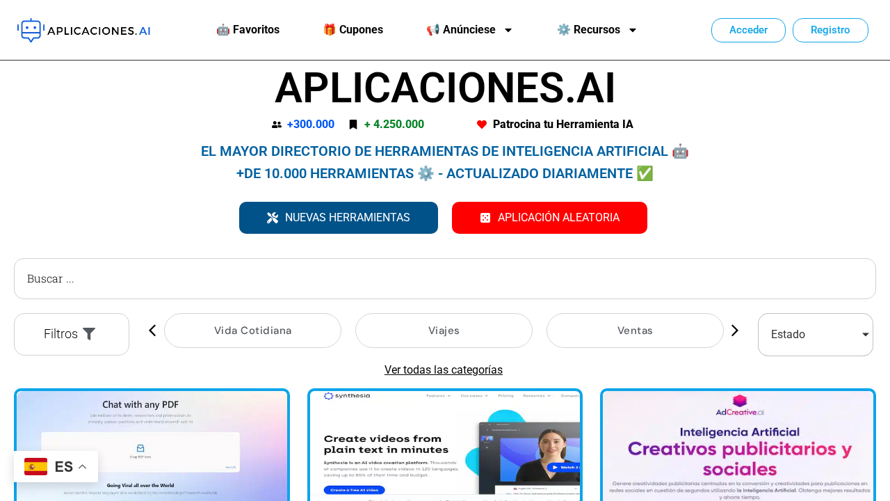 www.aplicaciones.ai screenshot