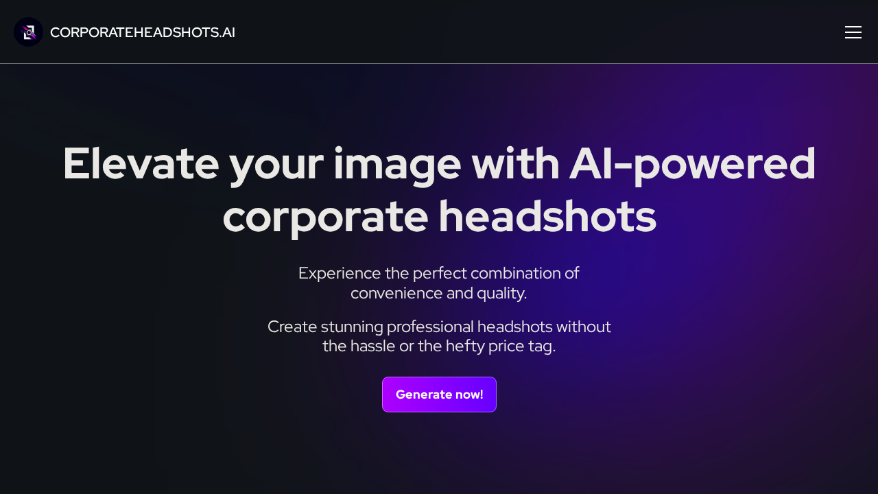corporateheadshots.ai screenshot