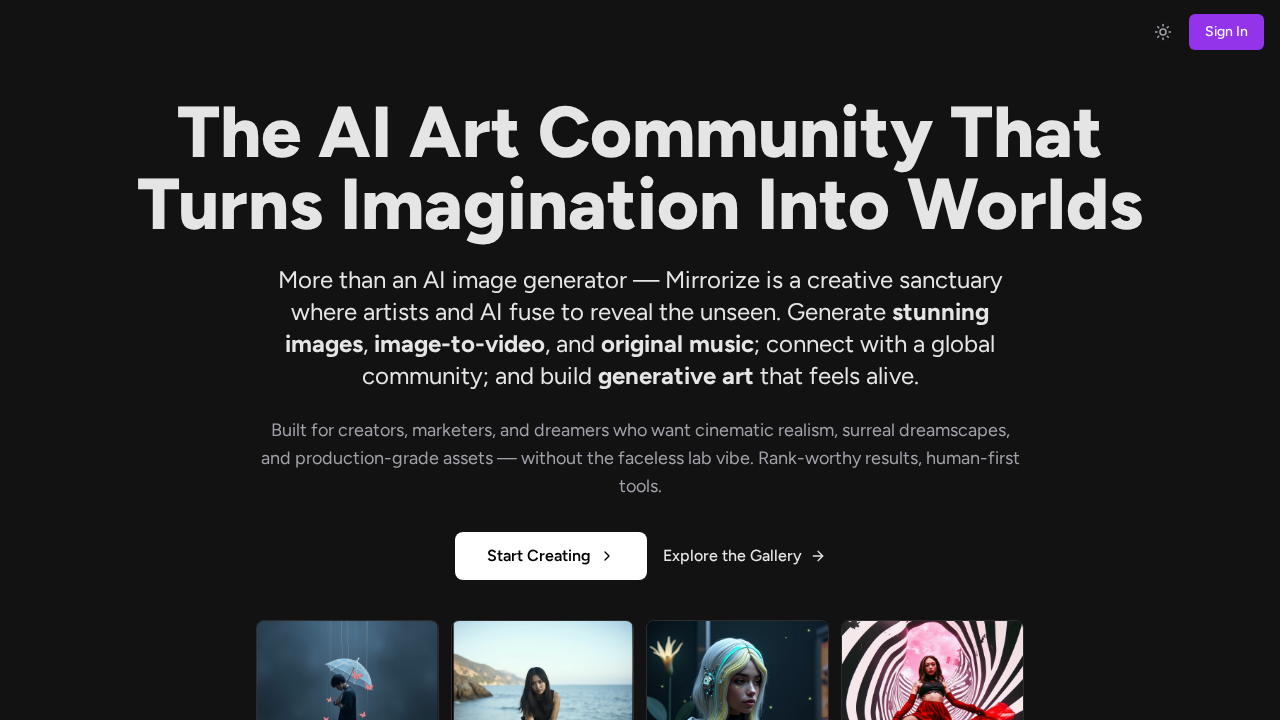 Mirrorize screenshot