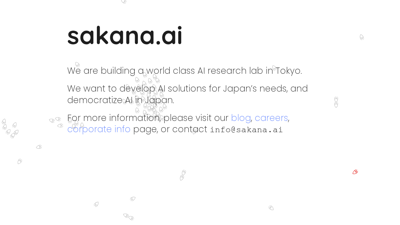 sakana.ai screenshot