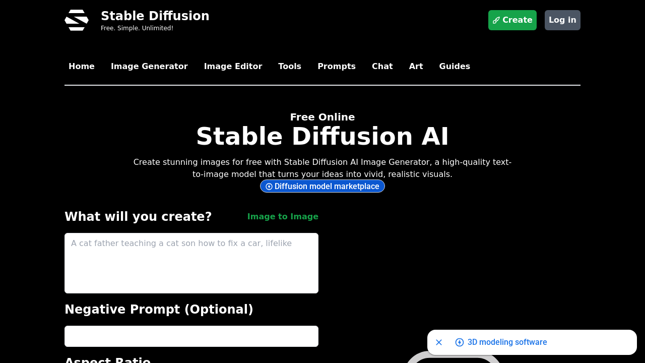 Stable Diffusion screenshot