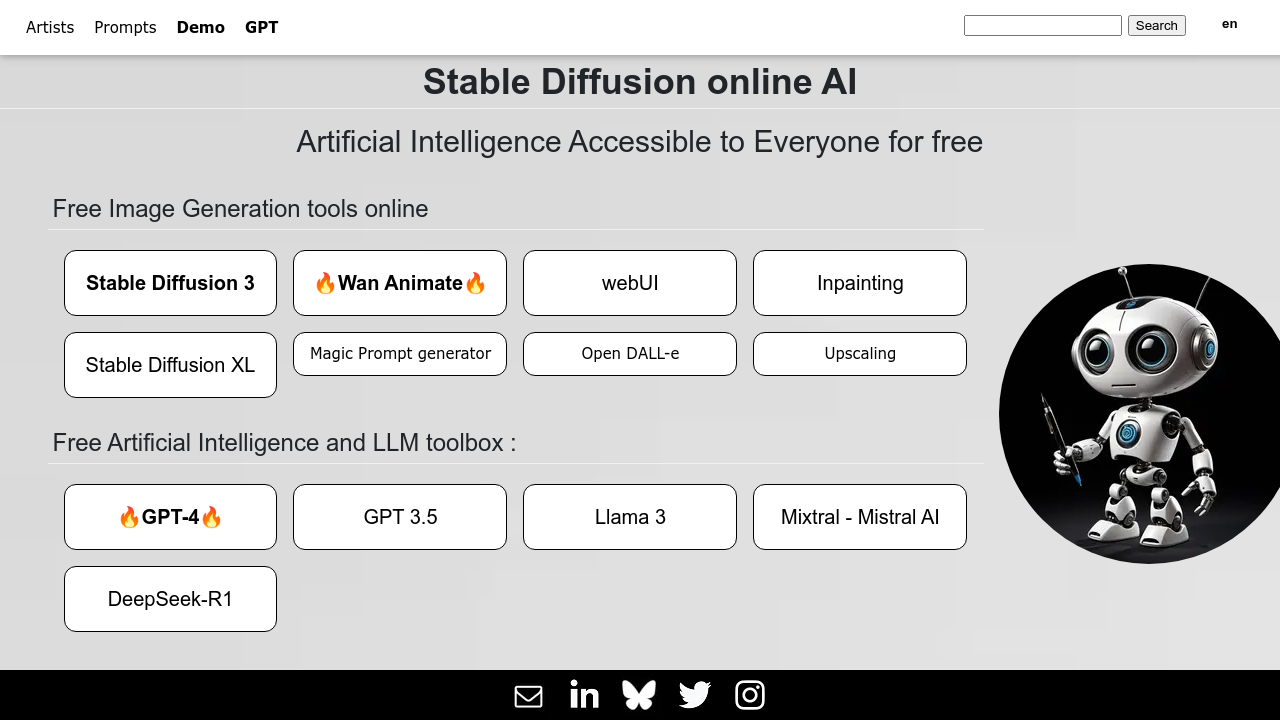 Stable Diffusion screenshot