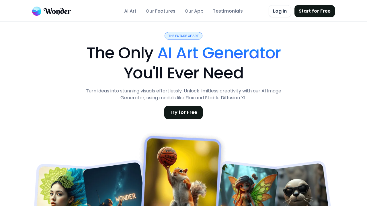 wonderai.app screenshot