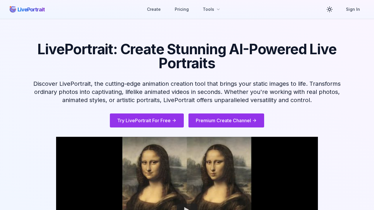 www.liveportrait.app screenshot