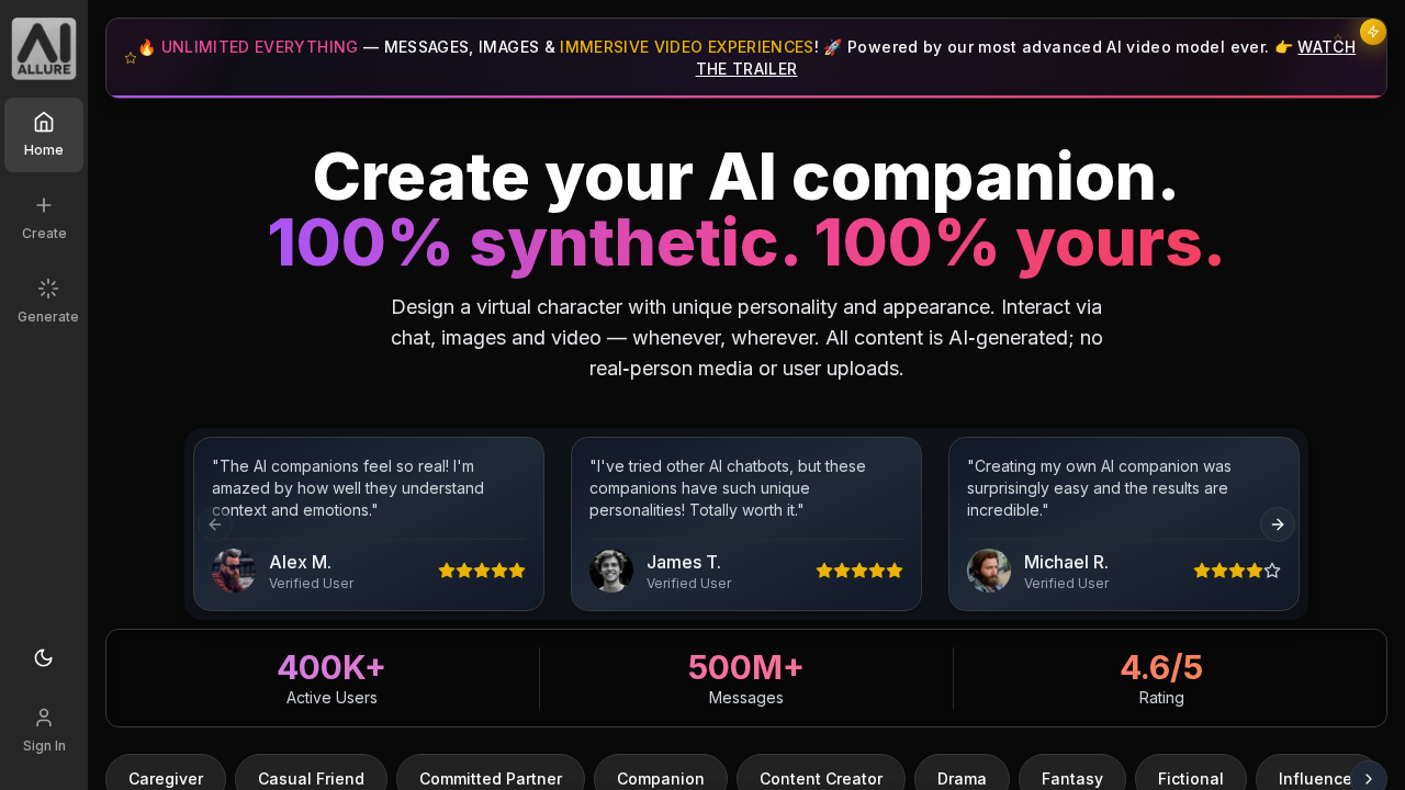 AI Allure screenshot