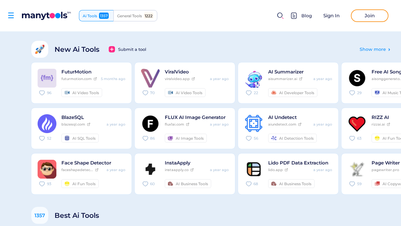 manytools.ai screenshot