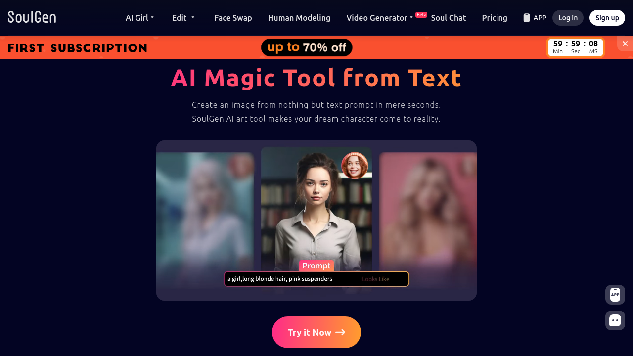 soulgen.ai screenshot