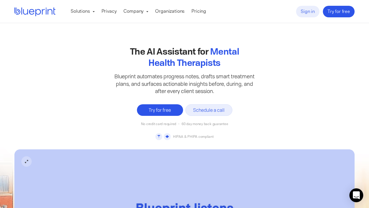 blueprint.ai screenshot