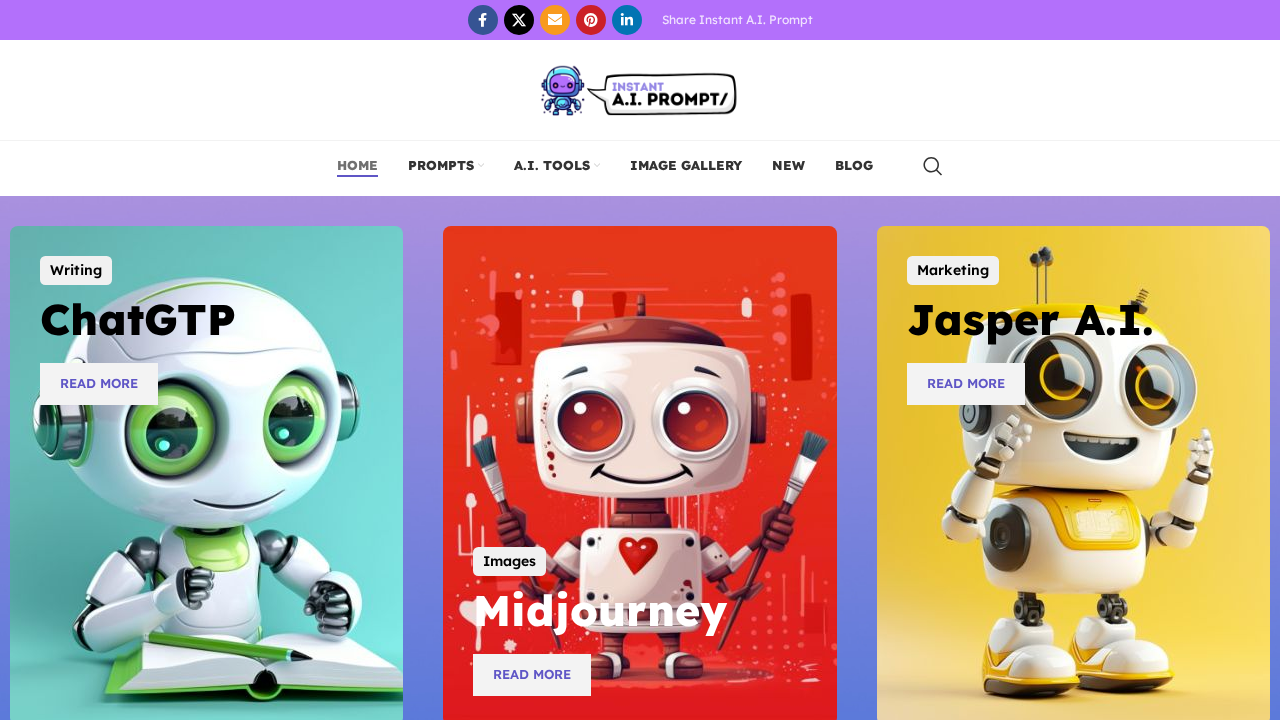 instantaiprompt.com screenshot