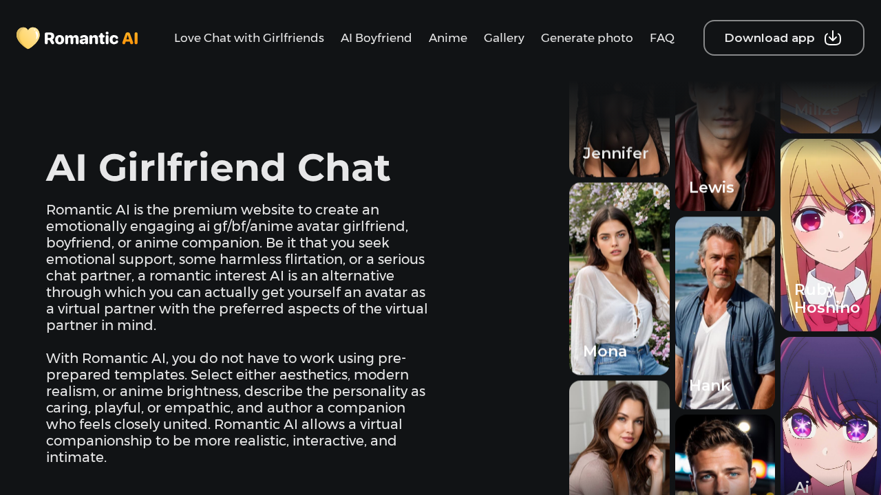 Romantic AI screenshot