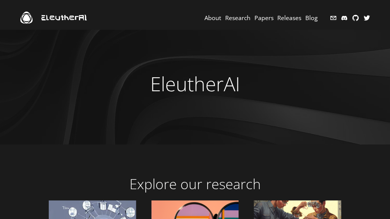 EleutherAI screenshot