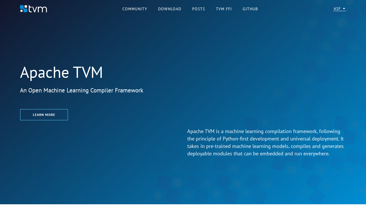 Apache TVM screenshot