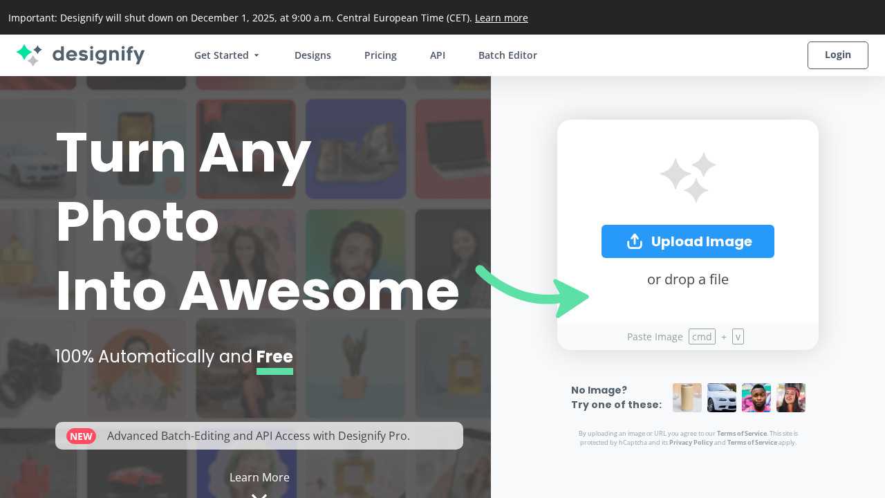 Designify screenshot