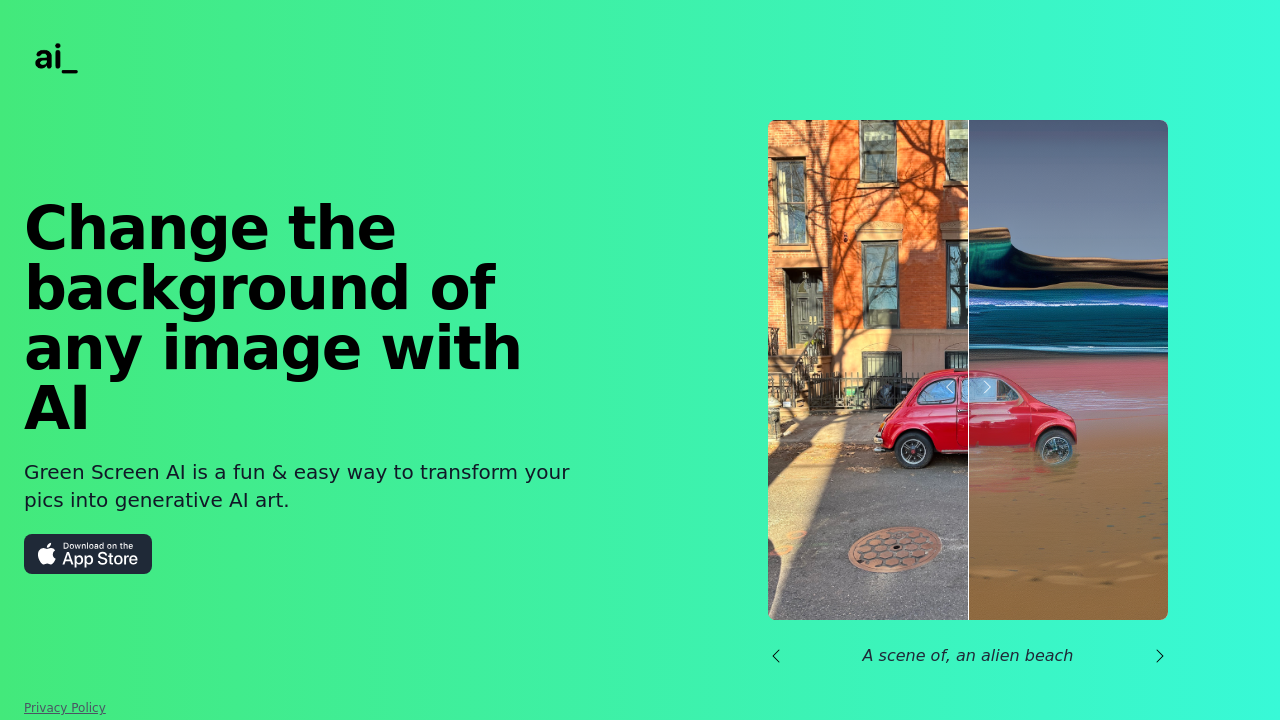 Green Screen AI screenshot