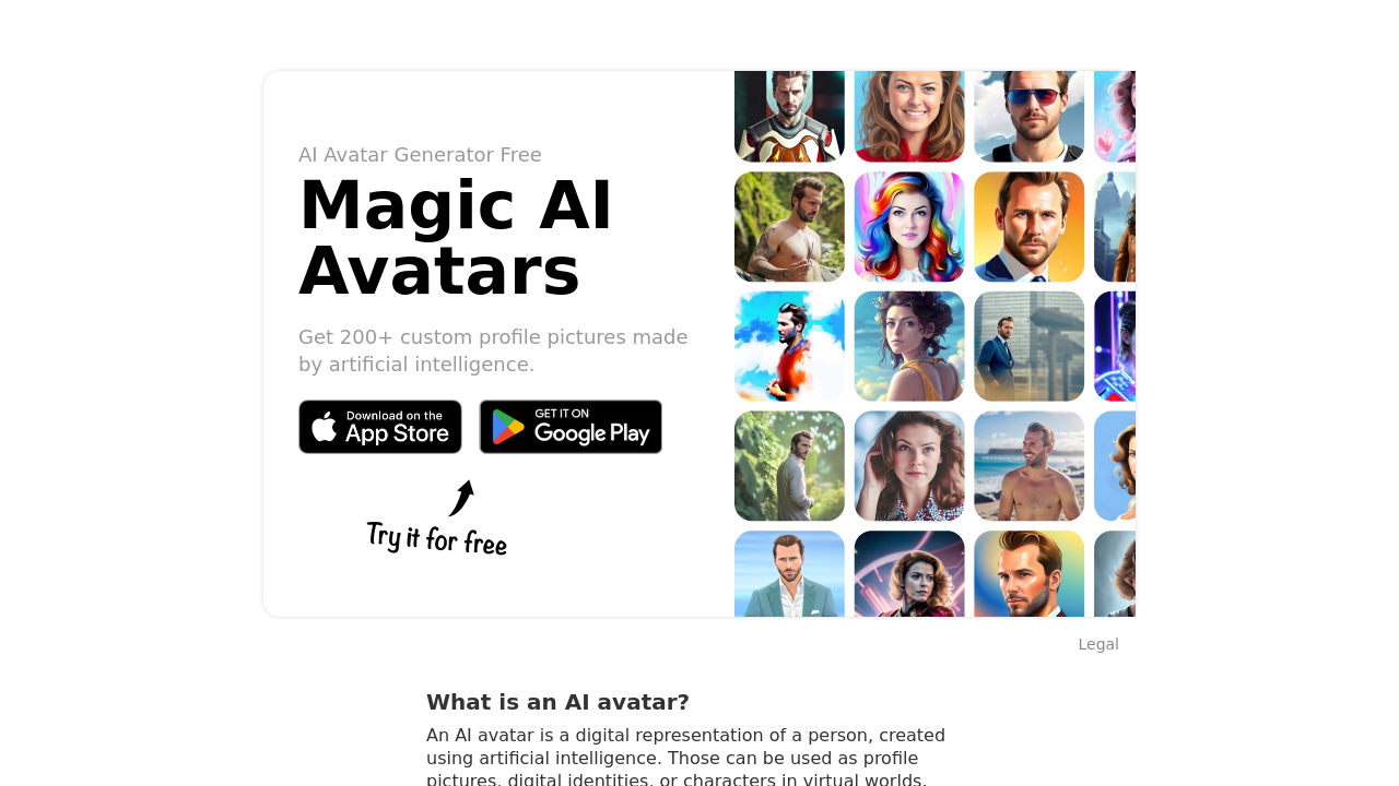Magic AI Avatars screenshot