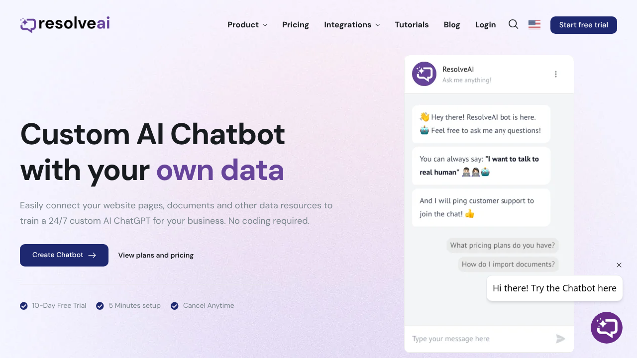 ResolveAI screenshot
