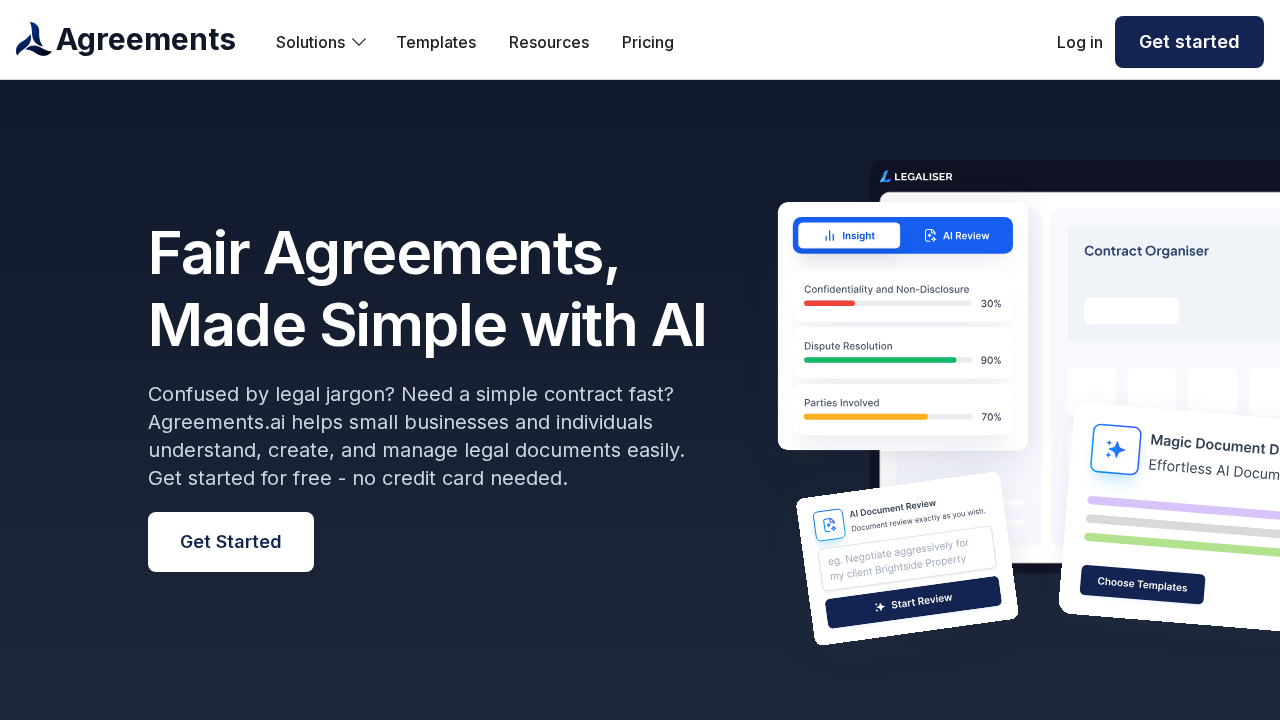 Agreements.ai screenshot