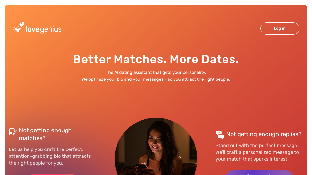 LoveGenius screenshot