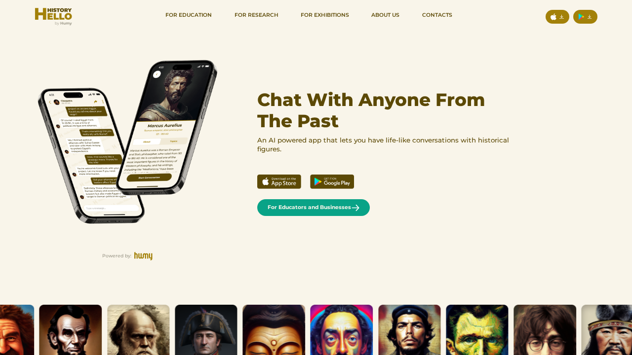 Hello History screenshot