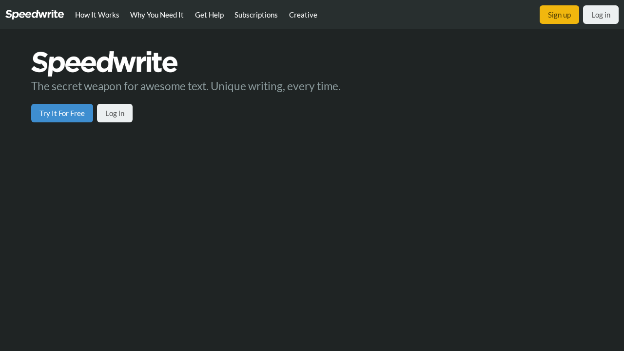 SpeedWrite screenshot