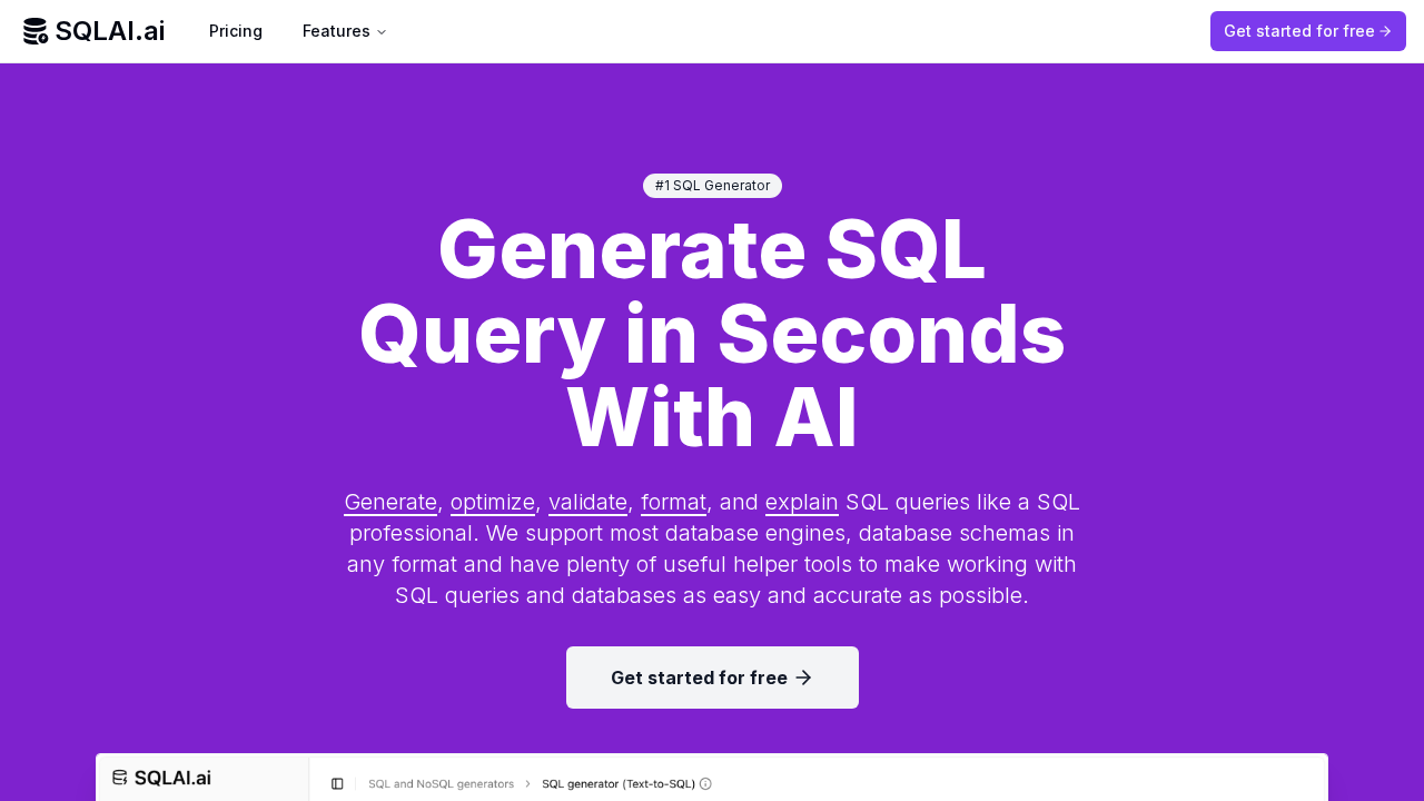 AI SQL BOT screenshot