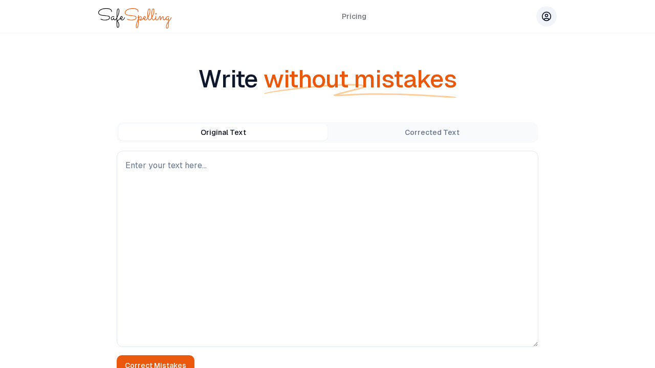 SafeSpelling screenshot
