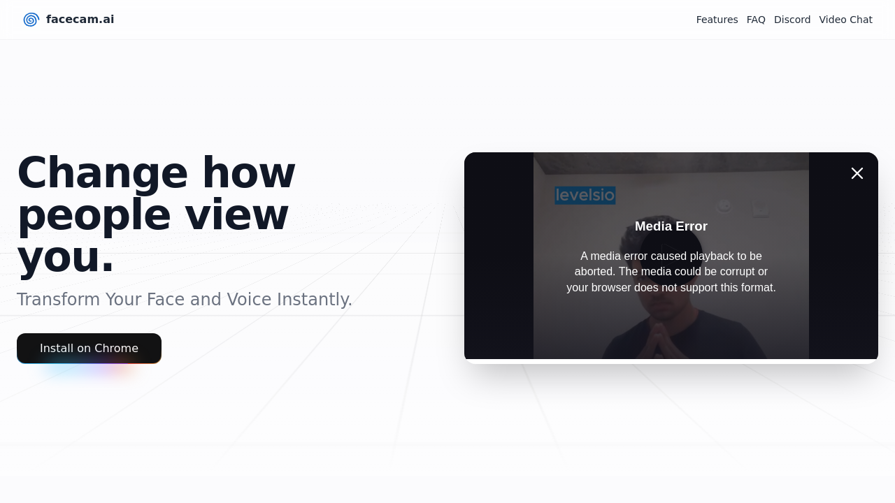 facecam.ai screenshot