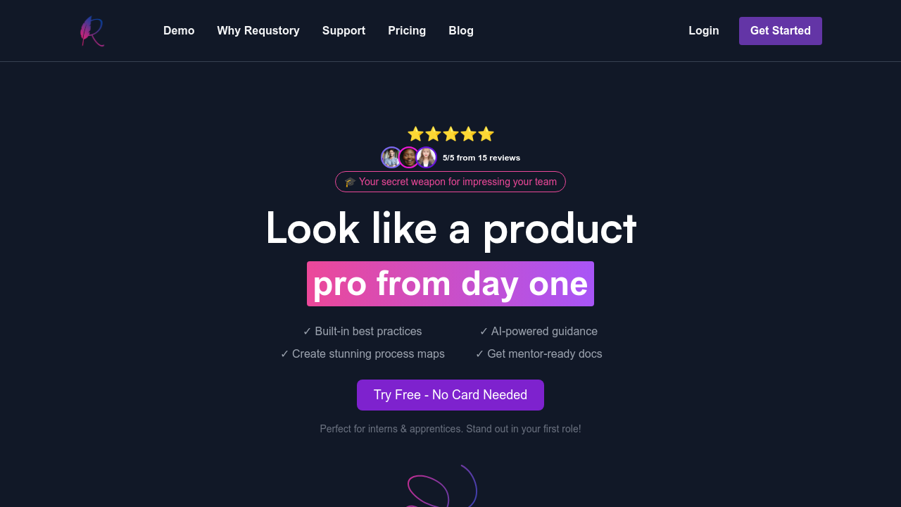 Requstory screenshot