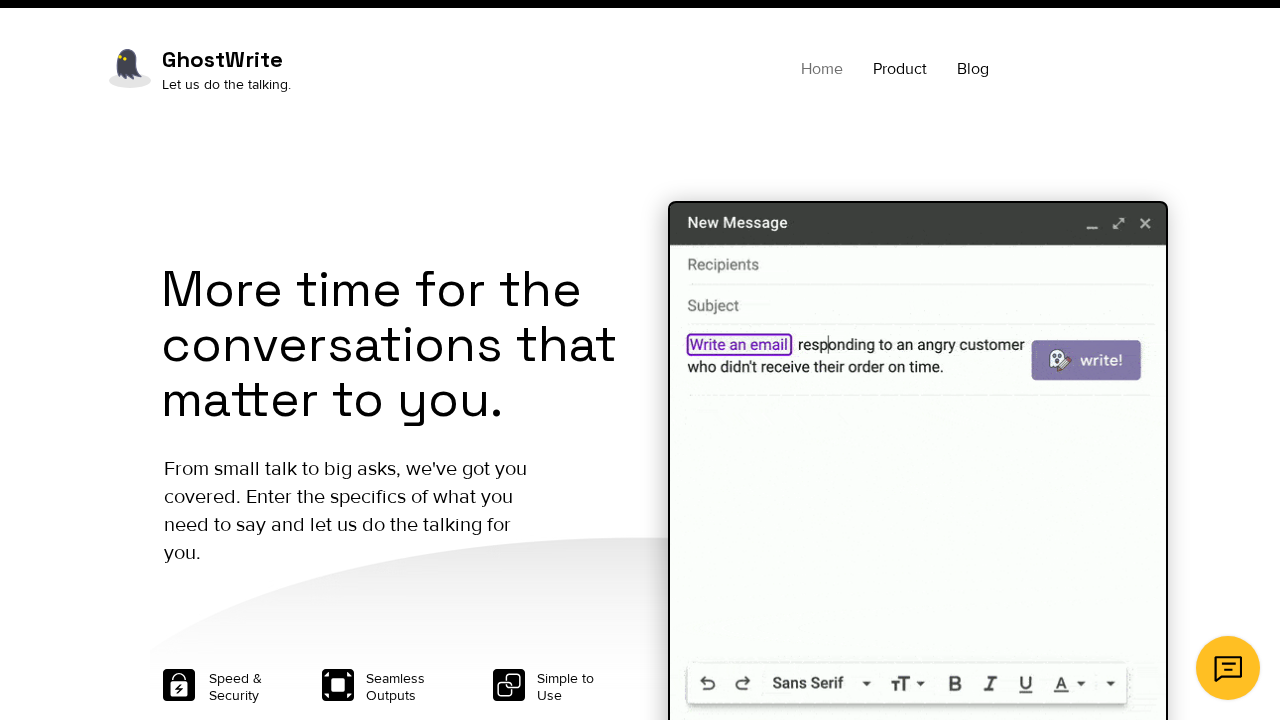 GhostWrite screenshot