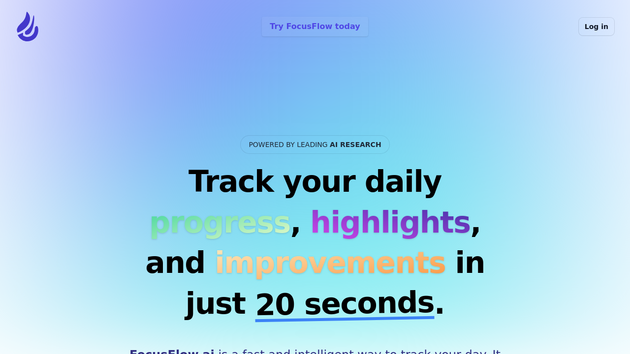 FocusFlow screenshot