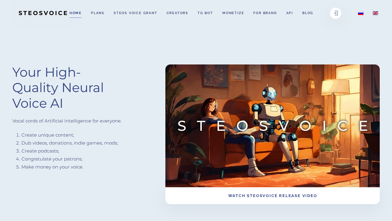 Steosvoice screenshot
