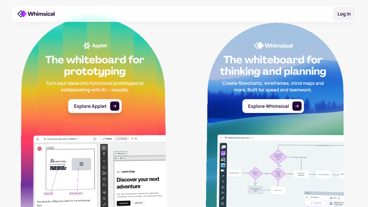 Whimsical AI screenshot