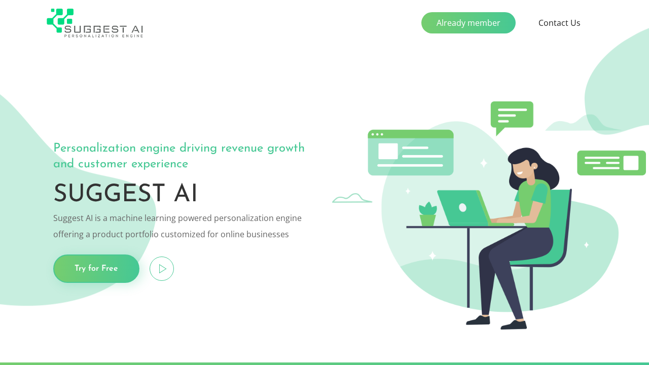 Suggest AI screenshot