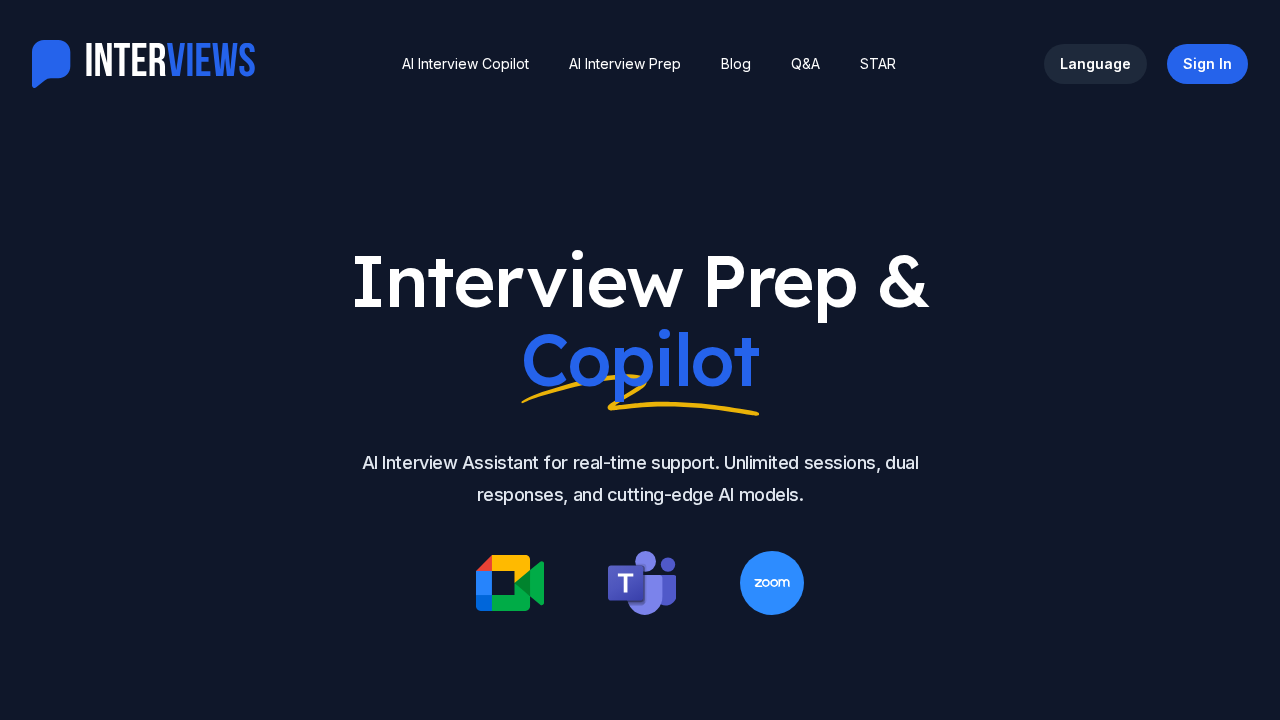 Interviews Chat screenshot