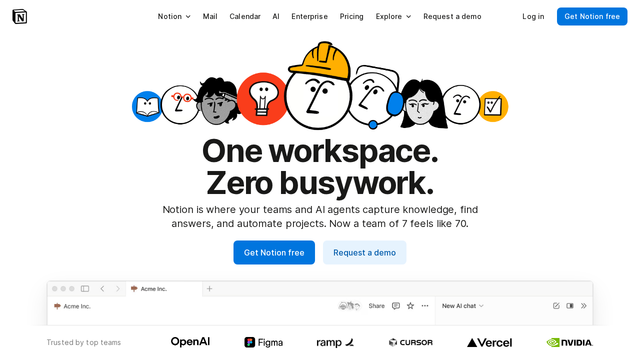 Notion AI screenshot