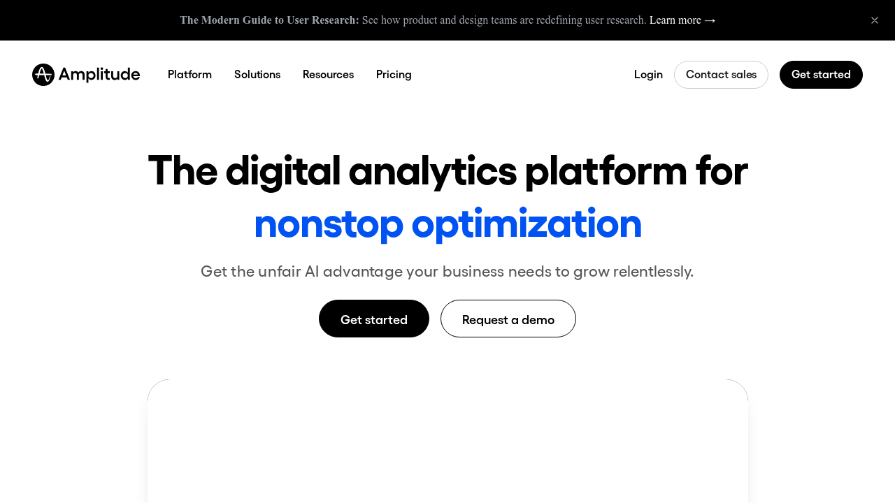 Amplitude screenshot