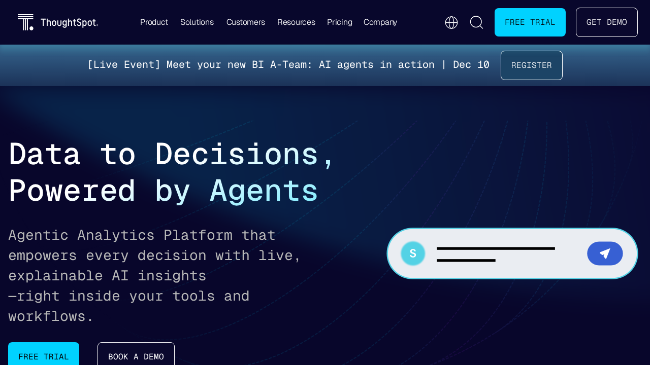 ThoughtSpot screenshot