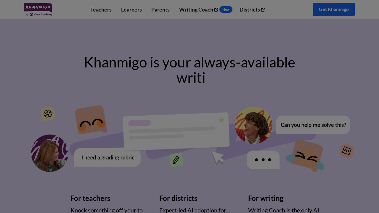 Khanmigo screenshot