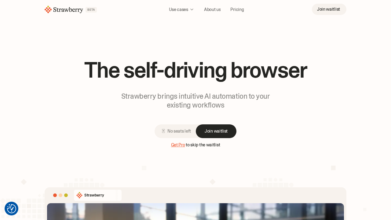 Strawberry Browser screenshot