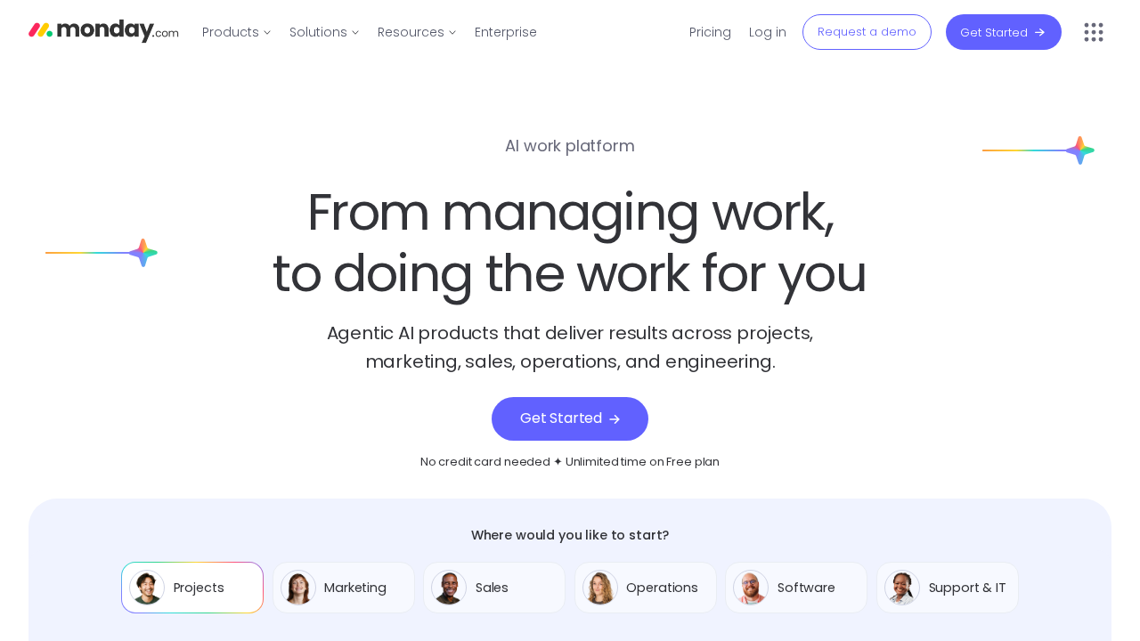 Monday.com screenshot