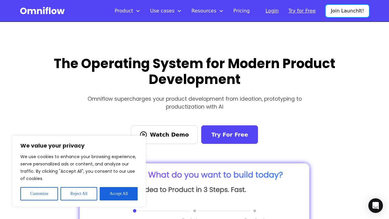 Omniflow screenshot