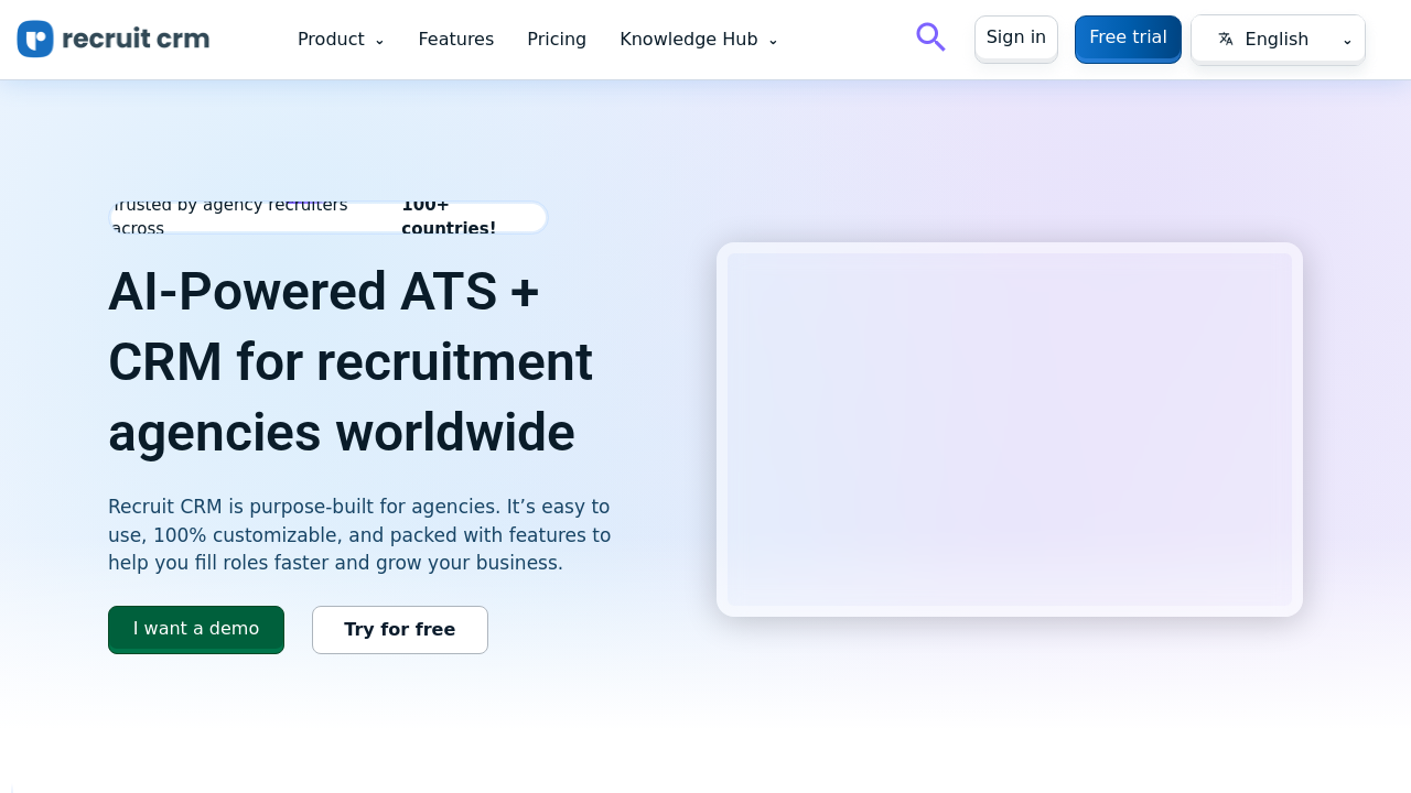 Recruit CRM screenshot