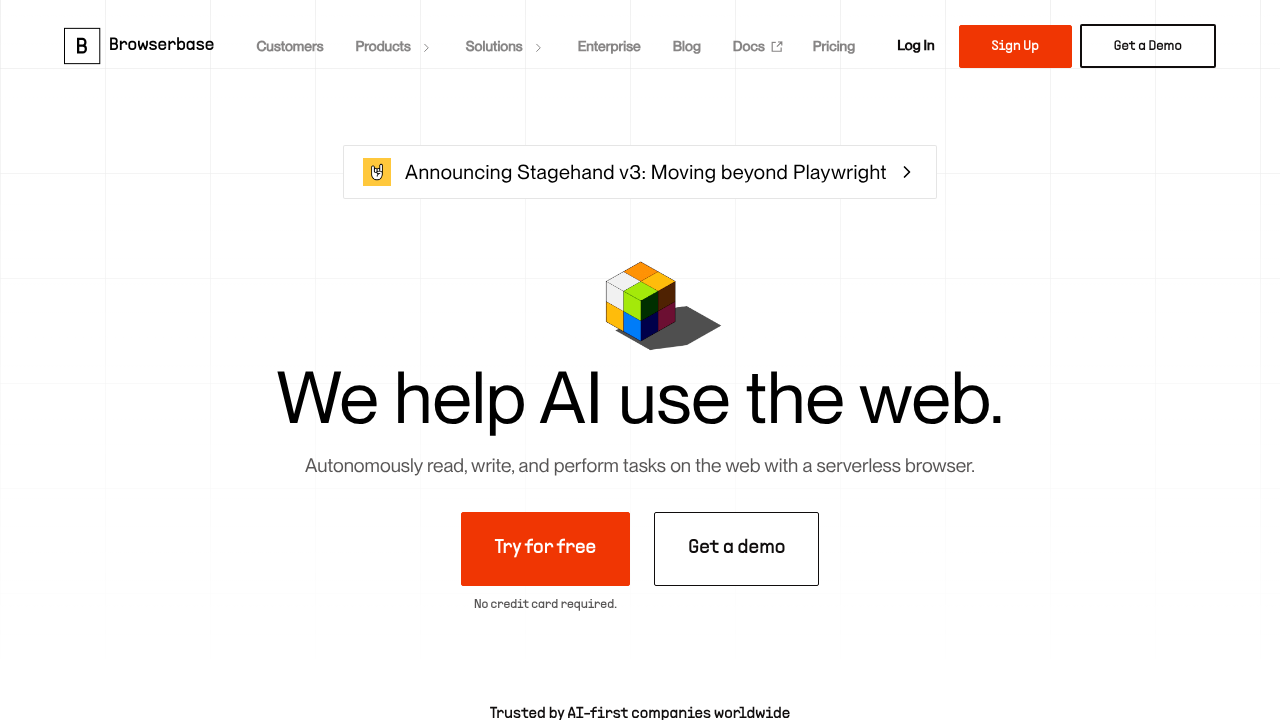 Browserbase screenshot