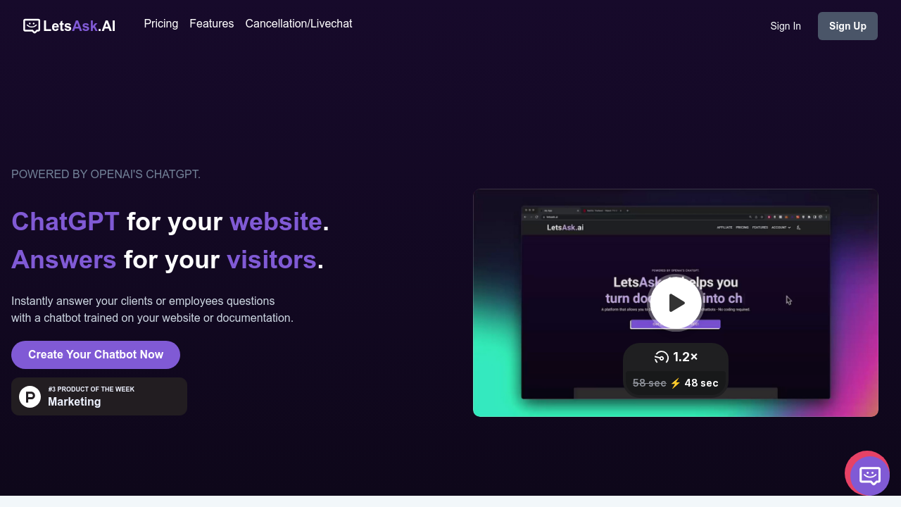 letsask.ai screenshot