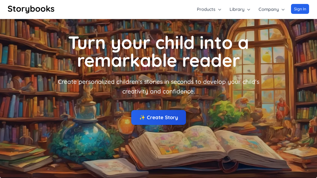 storybooks.app screenshot