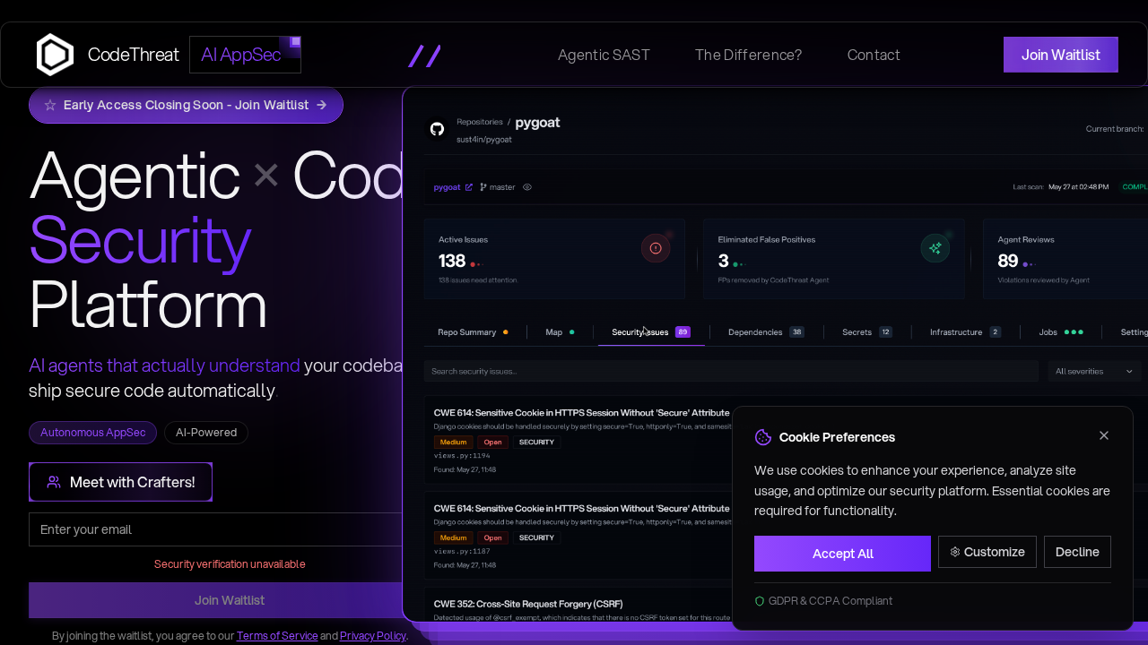 CodeThreat screenshot