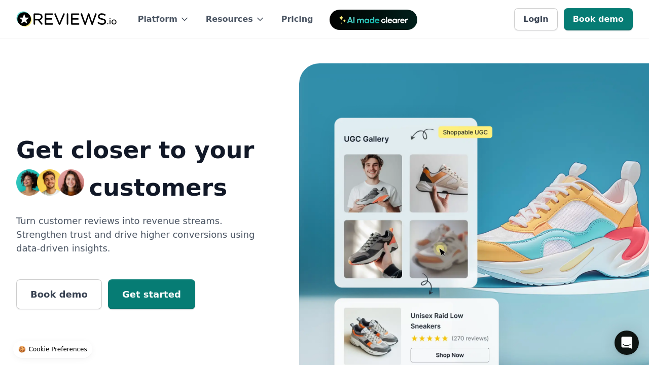 reviews.io screenshot