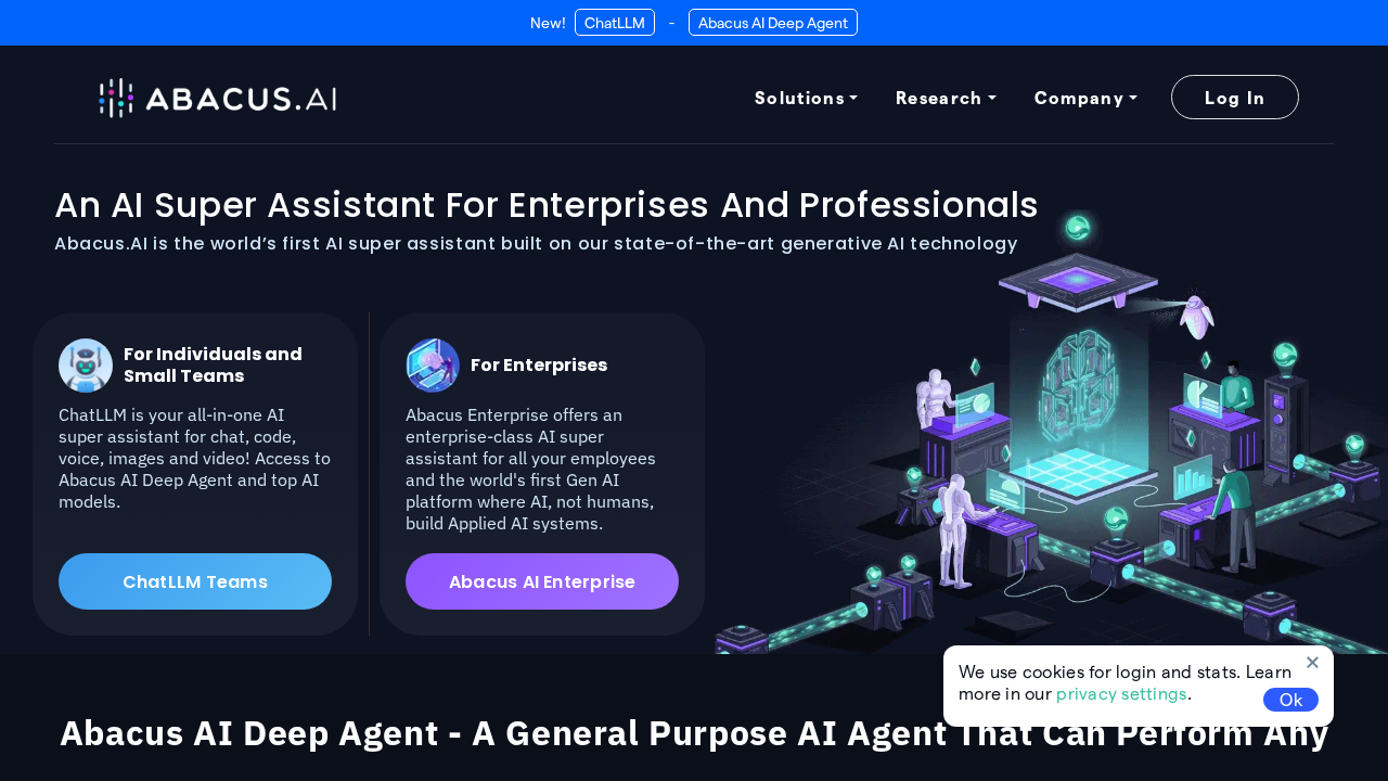 abacus.ai screenshot